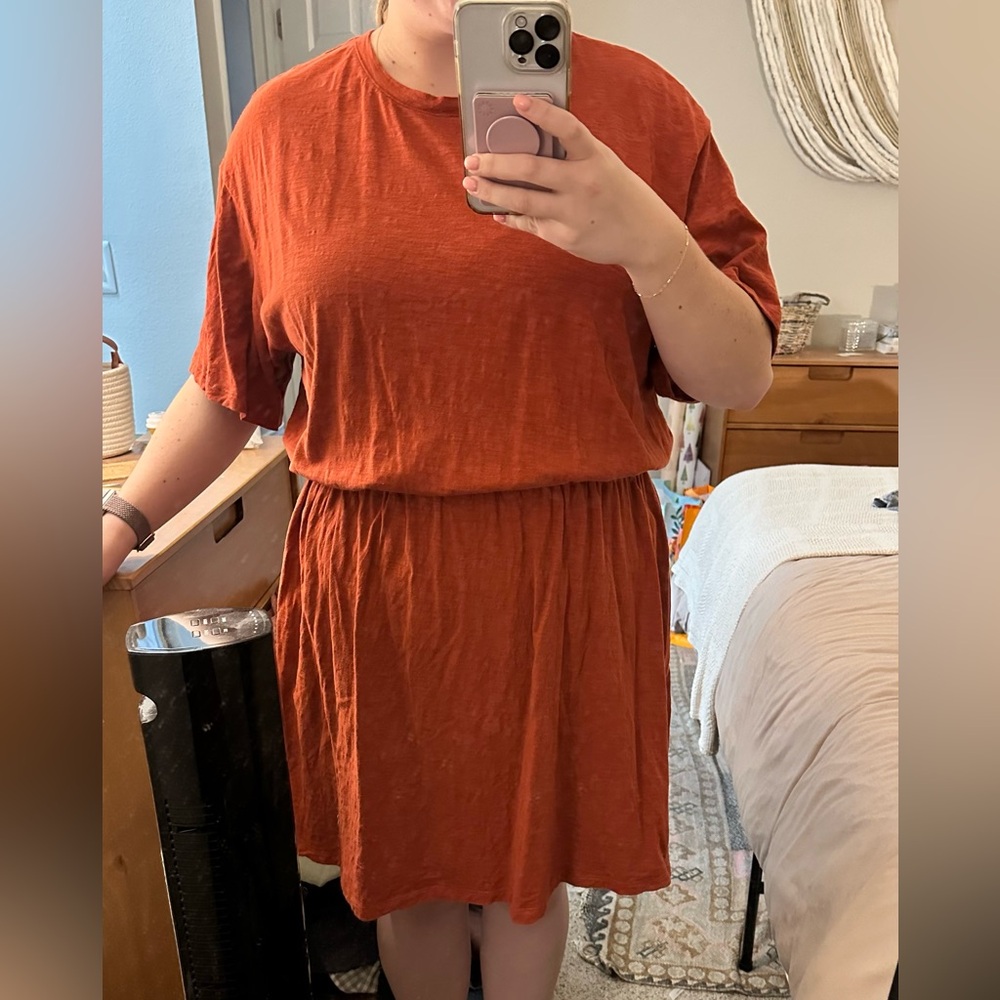 Rust t-shirt dress - XXL Old Navy